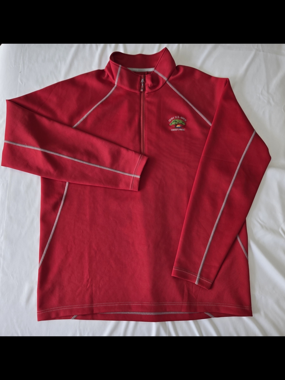 U.S. Open Torrey Pines Sunice Red XL Pullover Quarter Zip Sweater Golf Sport